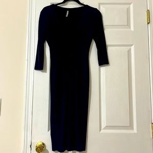 Not So Basic Navy Dress